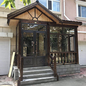 哈尔滨碳化木门厅